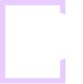 Icon of a magnifying glass looking at a document