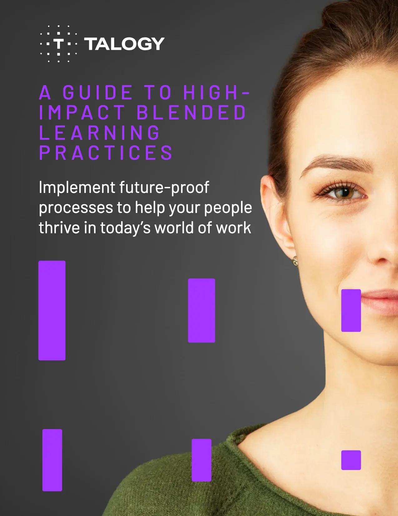 Cover of the Talogy guide “A guide to high-impact blended learning practices”