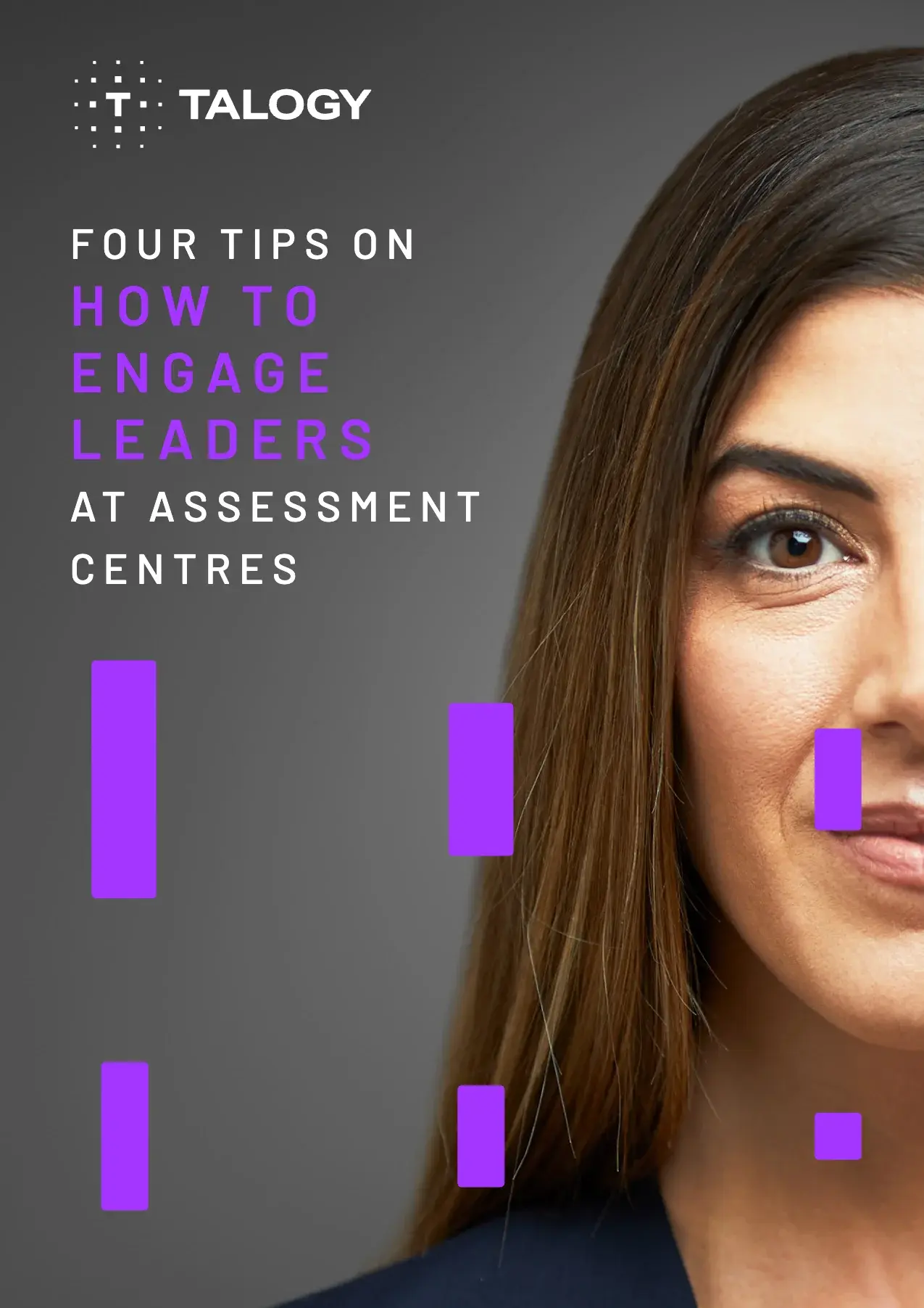Cover of the Talogy tipsheet “Four tips on how to engage leaders at assessment centres”