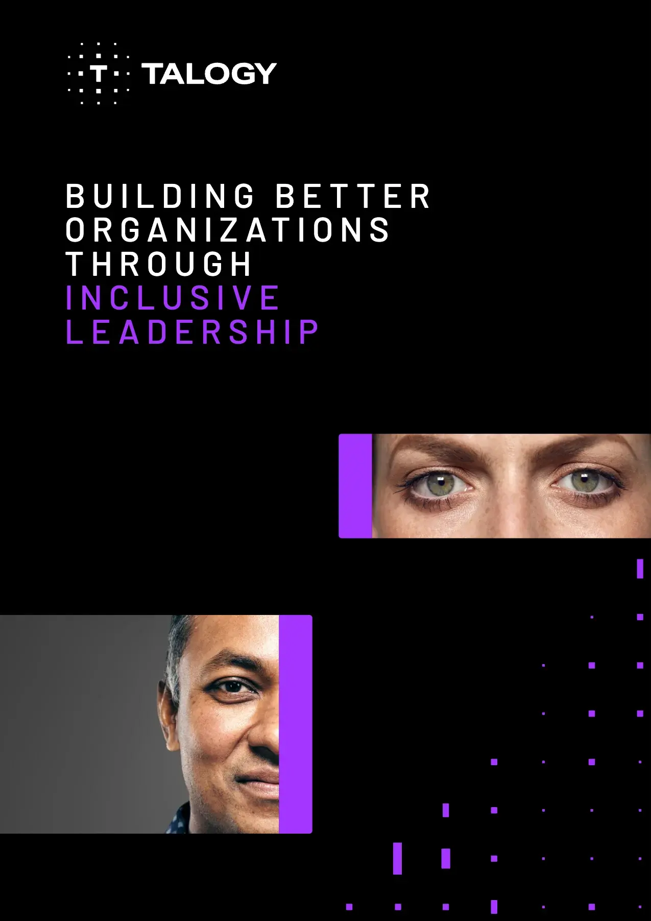Cover of the Talogy whitepaper “Building better organizations through inclusive leadership”