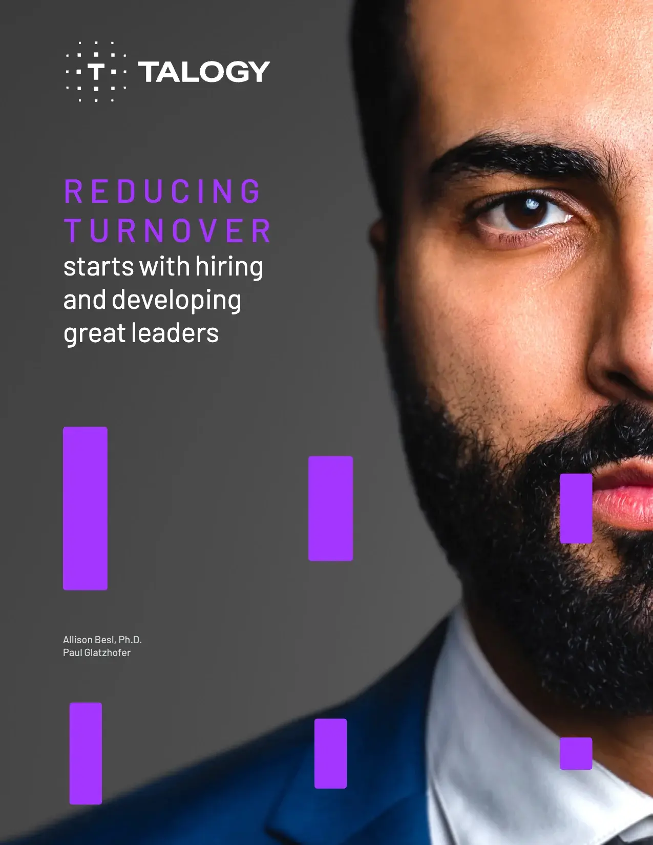 Cover of the Talogy whitepaper “Reducing turnover starts with hiring and developing great leaders”