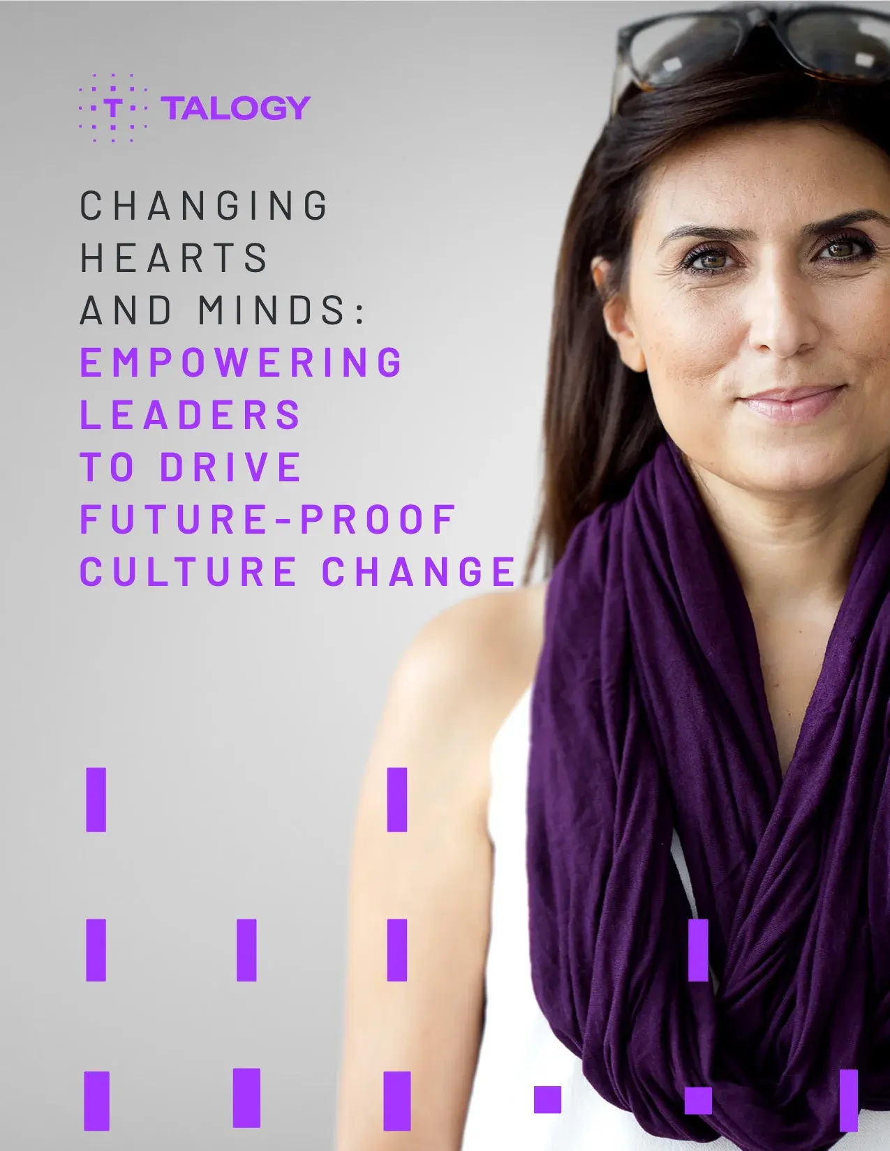 Cover of the Talogy eBook “Changing hearts and minds: Empowering leaders to drive future-proof culture change”