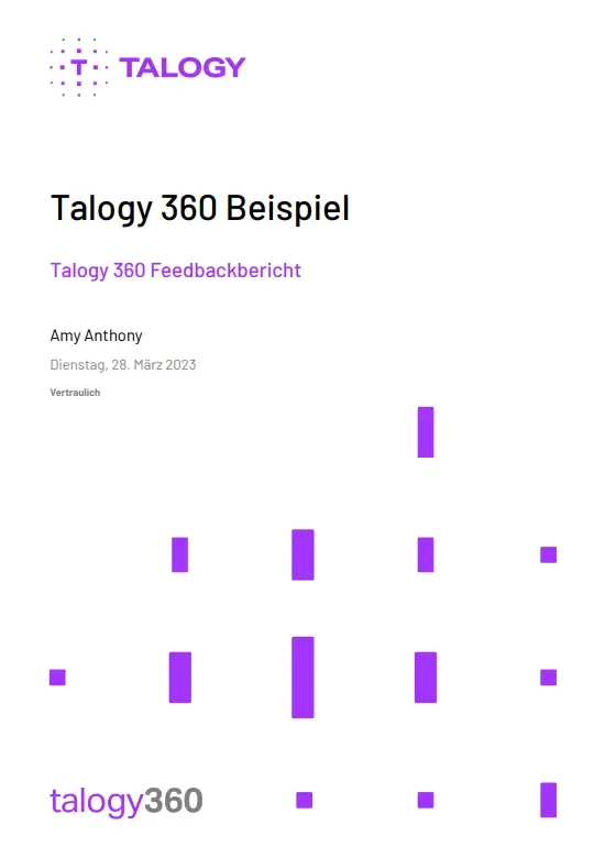 Cover von „360°-Feedback-Musterbericht“ von Talogy