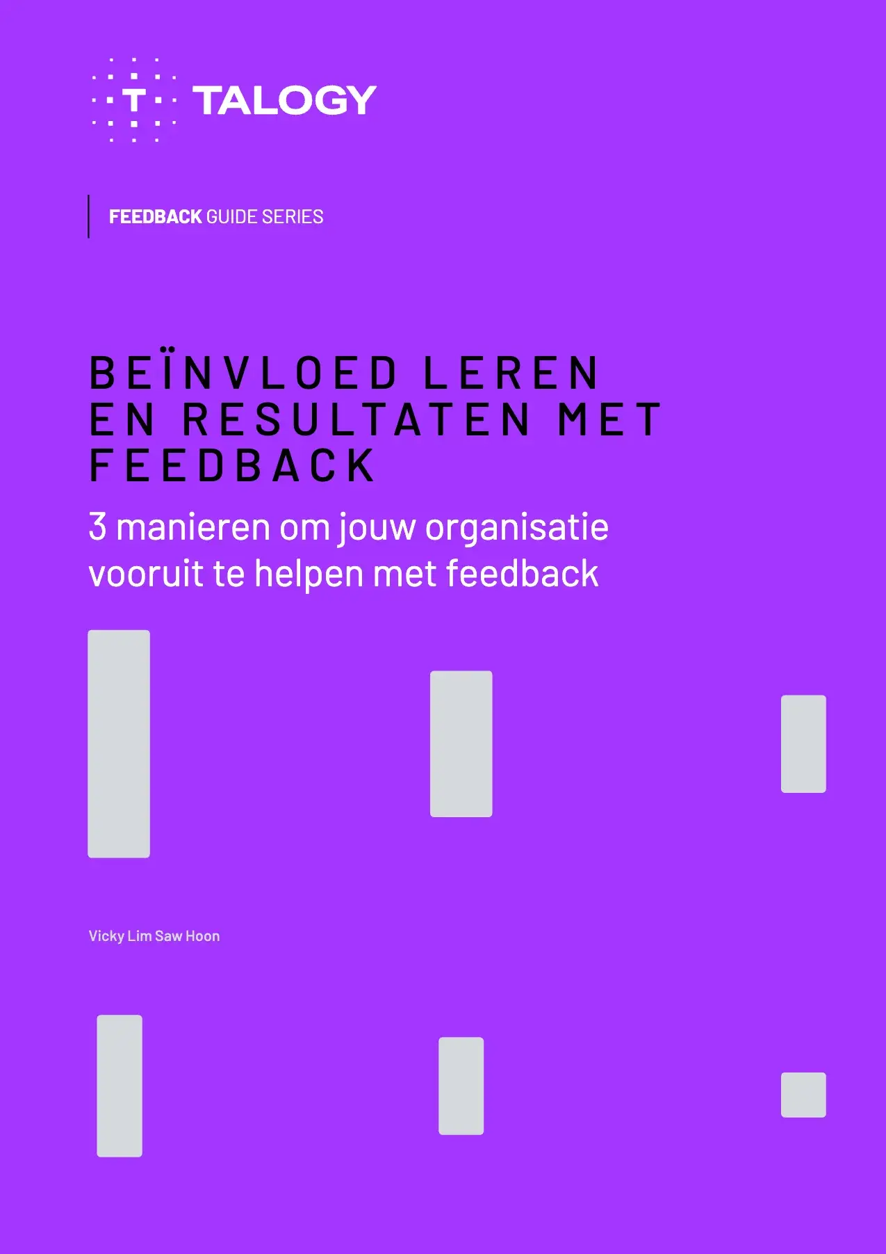 Cover van ‘Beïnvloed leren en resultaten met feedback’ van Talogy