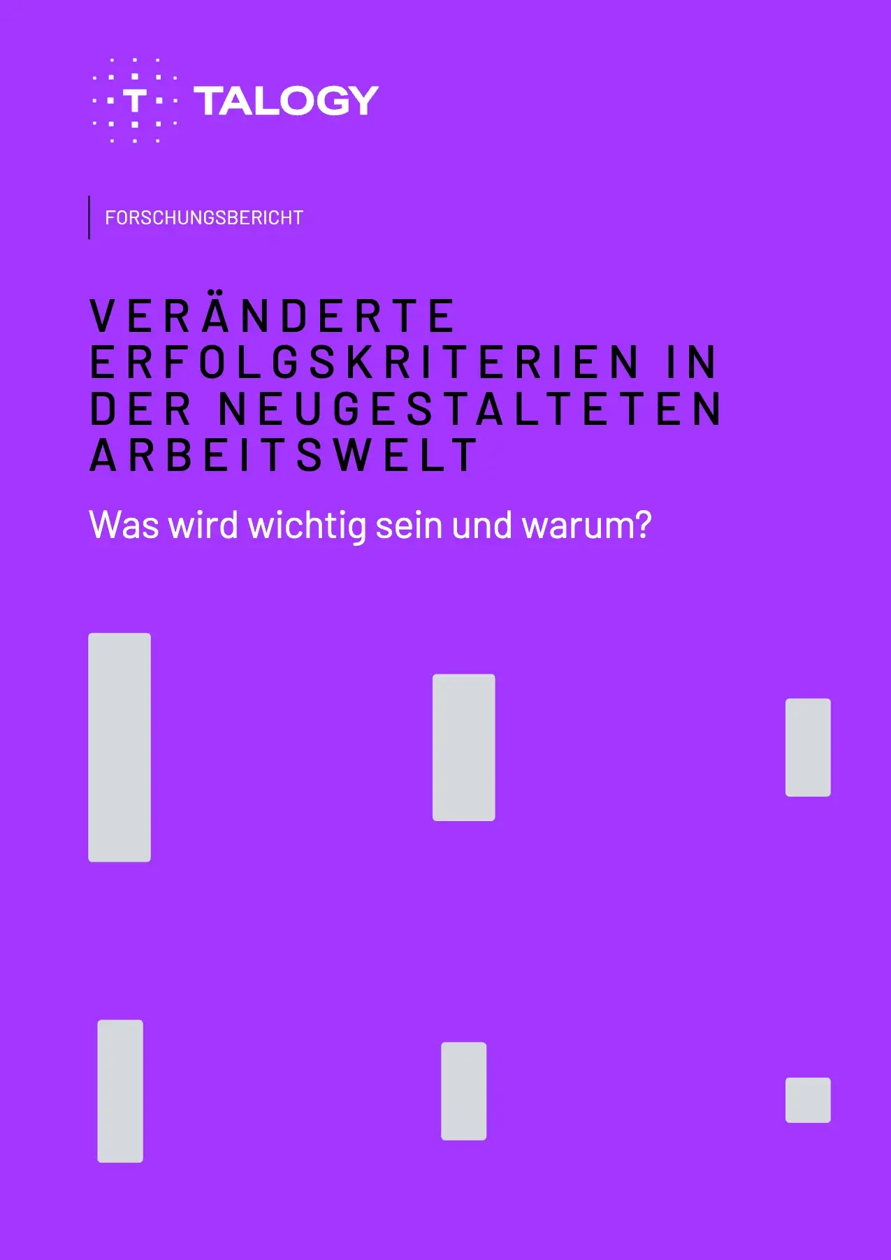 Cover von „Veränderte Erfolgskriterien in der neugestalteten Arbeitswelt“ von Talogy