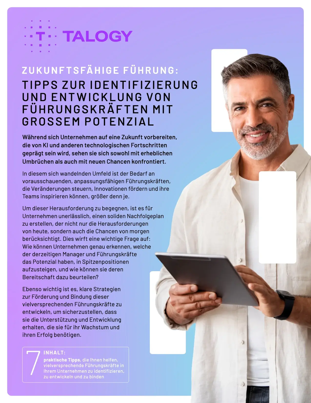Cover von „Zukunftsfähige Führung: Tipps zur Identifizierung und Förderung von High-Potentials“ von Talogy